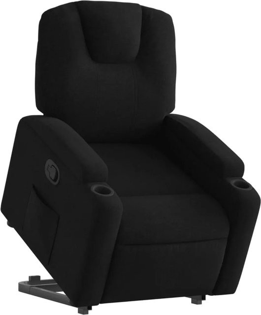 vidaXL Relaxsessel mit Aufstehhilfe Schwarz aus Stoff Modell 12 - Bild 1