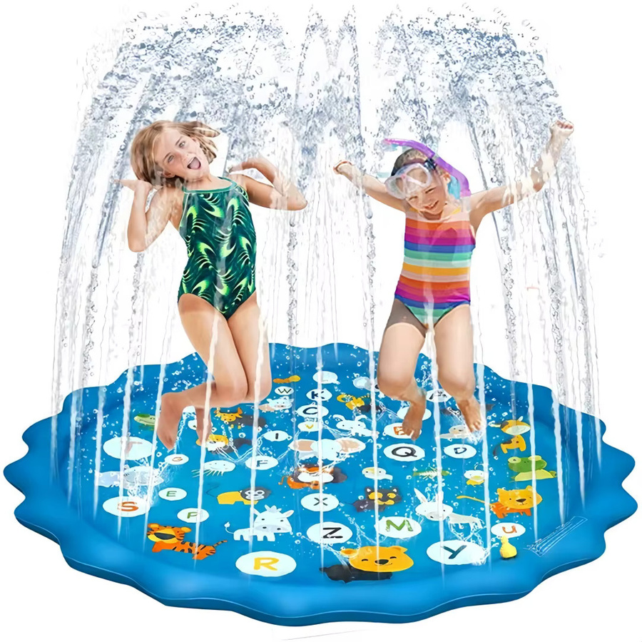Inflatable Kingdom Wasserspielzeug, aufblasbare Wasser-Spielmatte aus PVC in Blau - Bild 5