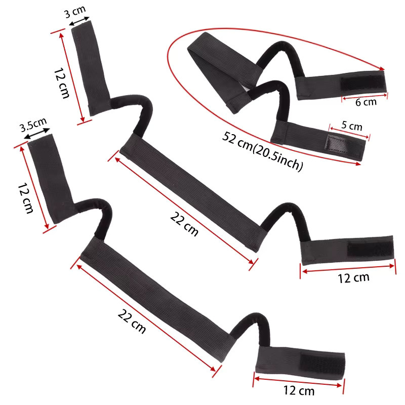 Yajukai Gummiband für Spitze Perücke, Schwarz, 3 cm - Bild 2