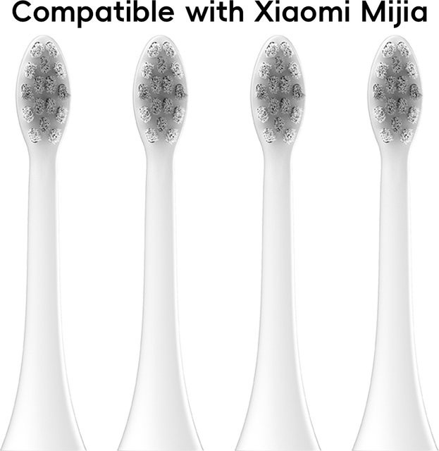 Alyson Ersatzbürstenköpfe für Xiaomi T300 T500 T500C T700 elektrische Zahnbürsten, Weiß - Bild 1