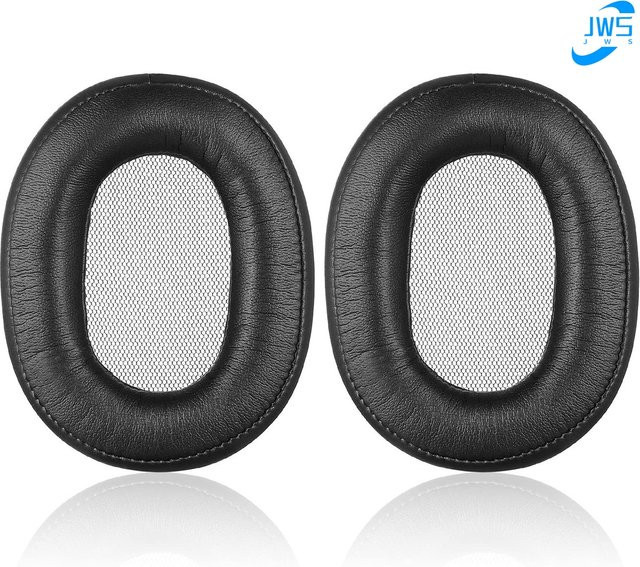Sony Ersatz-Ohrpolster für MDR-1R und MDR-1RNC Over-Ear Kopfhörer aus Memory-Schaum und Protein-Leder in Schwarz - Bild 1