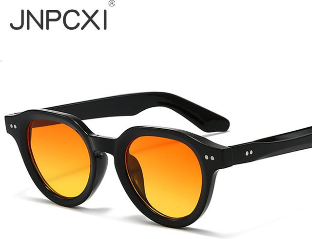 JNPCXI Sonnenbrille, Oval, Vollrand, Kunststoff, Schwarz, Unisex - Bild 1