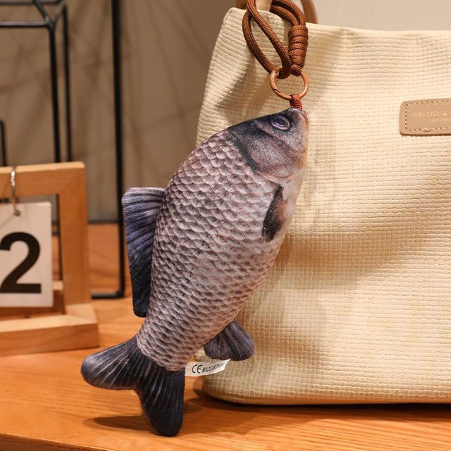 Yiran toy Fisch-Plüschtier, Mini-Hängefisch-Puppe, bunt, 20cm - Bild 1