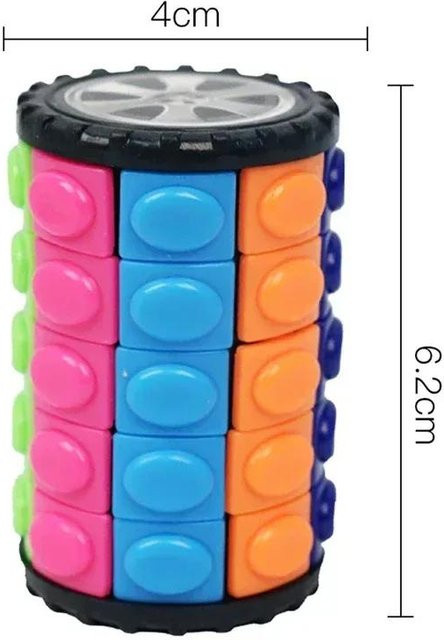 XDR 3D 7 Ebenen Drehen Schieben Zylinder, IQ Puzzle Spielzeug, Pädagogische Denkspiele - Bild 1