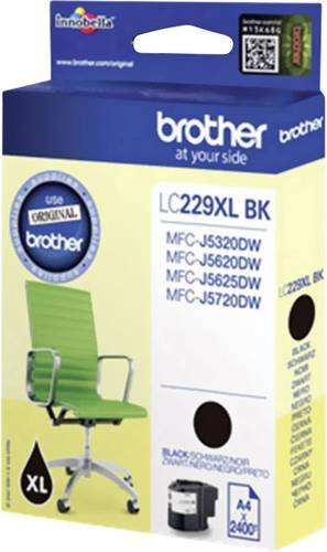 Original Brother Tintenpatrone LC-229XLBK Schwarz für Inkjet-Drucker - Bild 1