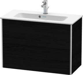 Duravit Waschtischunterschrank Compact XSquare in Weiss, wandhängend mit 2 Schubladen, B/T: 81 x 38,8 cm - Bild 1