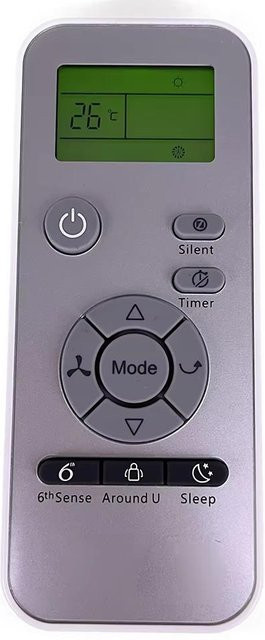 Whirlpool Klimaanlagen-Fernbedienung DG11J2-32 in Grau aus Kunststoff für PACB212HP PACB29CO PACB29HP PACW212CO - Bild 1