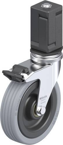 Blickle LRA-VPA 100K-FI-EV07 Lenkrolle mit Feststeller in Grau und Schwarz, Rad-Durchmesser: 100 mm, Tragfähigkeit: 70 kg - Bild 1