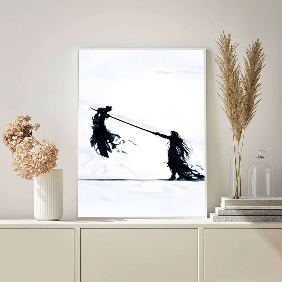 Final Fantasy Anime Videospiele Wandposter Selbstklebender Wasserdichter Papier Aufkleber für dein Zimmer oder deine Bar - Bild 6