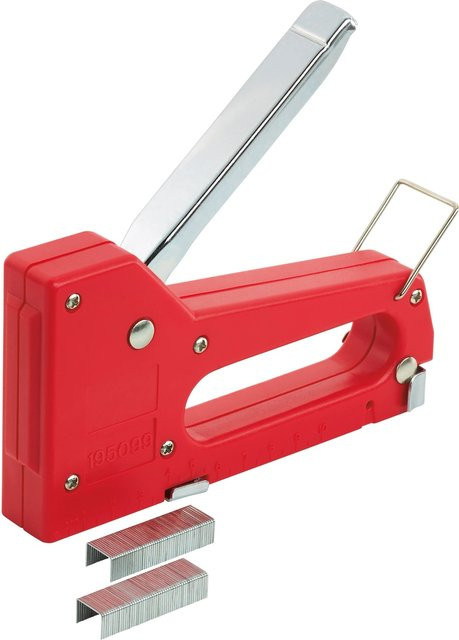 ELLIX Handtacker für flache Klammern in Rot - Bild 1
