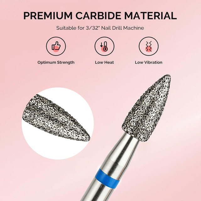 Flammen-Diamant-Nagelbohrer Nagelhautentferner zur Maniküre - Bild 1