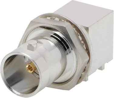 Molex BNC-Steckverbinder Buchse gewinkelt 75 Ohm in Silber 731716610 - Bild 1