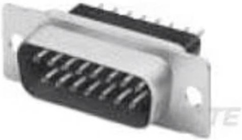 TE Connectivity 745410-7 D-SUB Steckverbinder in Silber - Bild 1