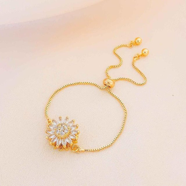 YULIN Armband, Sonnenblume, Gold, Zirkonia, Damen - Bild 1