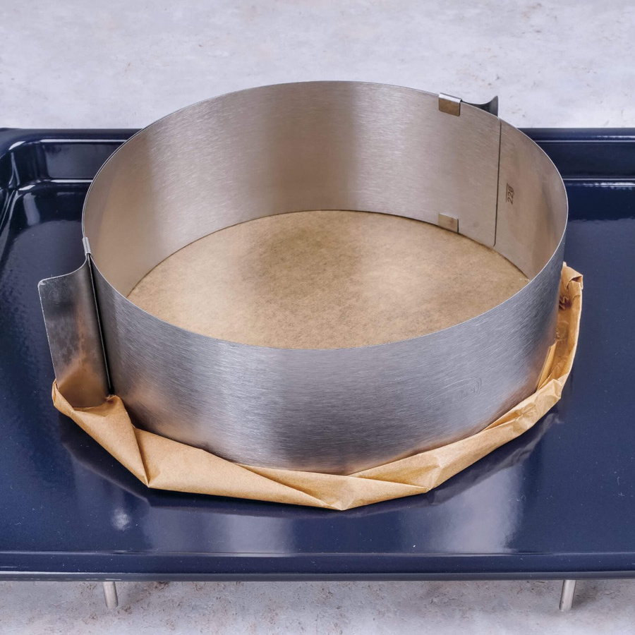 Dr. Oetker Tortenring aus Edelstahl, verstellbar, Silber, Ø 16-30 cm - Bild 2