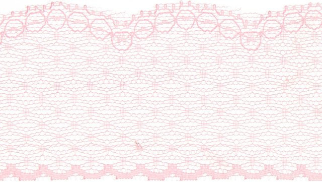 Rico Design Paper Poetry Spitzenband Pünktchen in Rosa aus Nylon - Bild 1