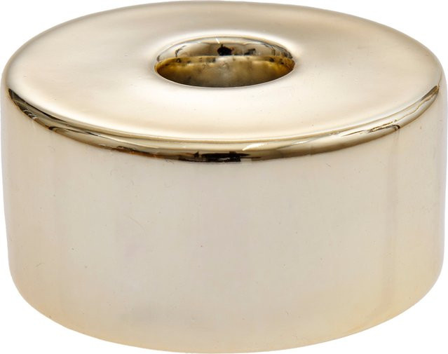 Rico Design Keramikkerzenhalter Gold B: 4,5 cm, T: 2,25 cm - Bild 1