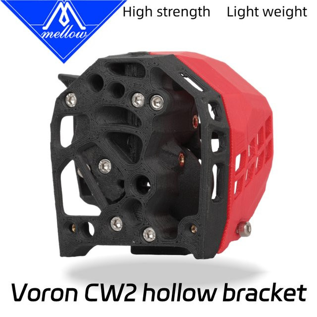 Mellow Voron 2.4 Dreizack CW2 Extruderhalterung aus kohlefaserverstärktem ABS - Bild 1
