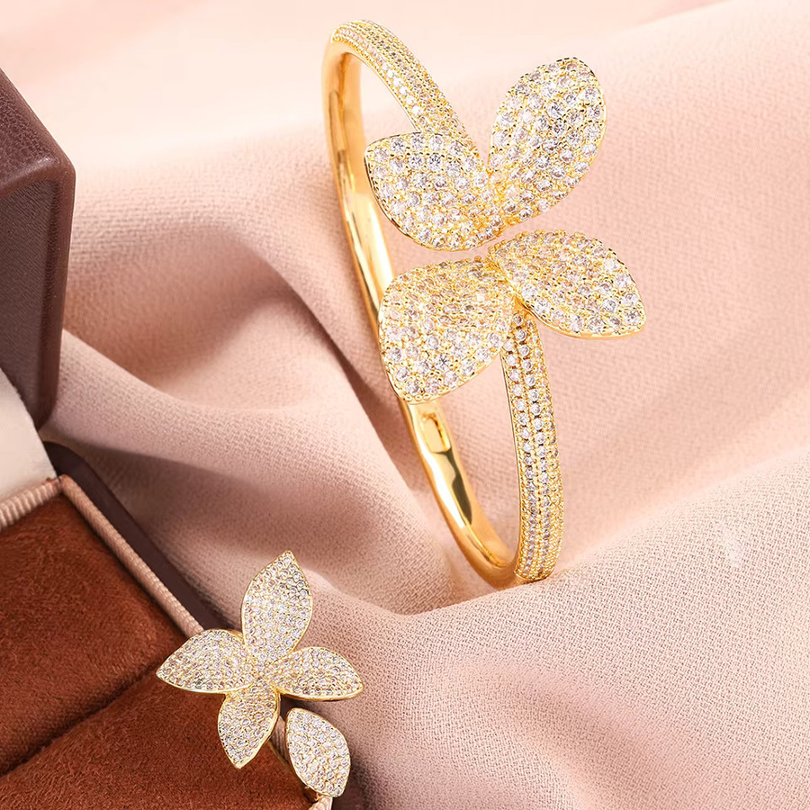 ZAKOL Schmuck-Set, Armband und Ring, Gold, Zirkonia, Damen - Bild 3