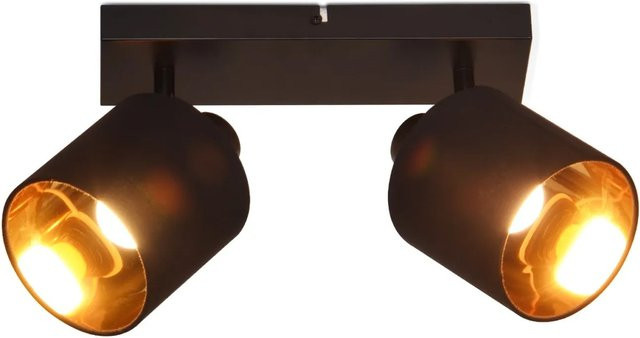 NETTLIFE Deckenstrahler aus Metall in Schwarz mit verstellbarem Zylinder und E14 Fassung - Bild 1