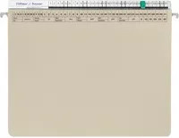 ORGALEX Hängehefter für A4 mit kaufmännischer Heftung und 2 Abheftvorrichtungen in Grau oder Beige - Bild 1
