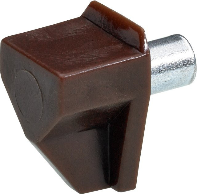 Hettich Kunststoff-Bodenträger Safety Ø 5 mm in Braun, 20 Stück - Bild 1