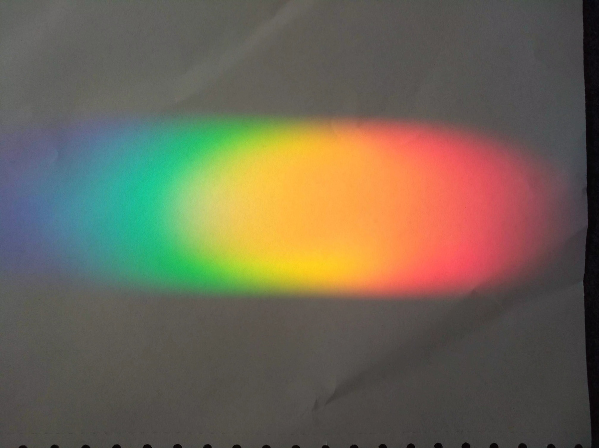 SRATE Optisches Glas mit zweidimensionalem orthogonalem holografischem Beugungsgitter in Multicolor, B/H: 20 x 20 mm - Bild 2
