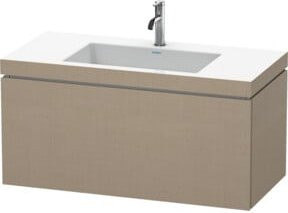 Duravit L-Cube Waschtischunterschrank c-bonded, beige, wandhängend, B: 100 cm, T: 48 cm, H: 50 cm - Bild 1