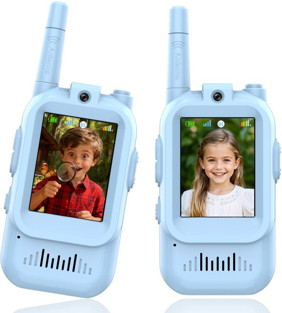 Airiton Kinder Video Walkie Talkie, 2-teiliges Set, mit Kamera - Bild 1