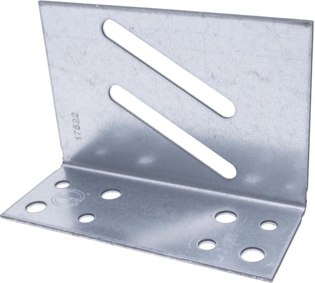 Protektor Anschlusswinkel 25x für UA 125/150 Winkelprofil aus verzinktem Stahl in Silber, B/T/H: 118,0 x 80,0 x 50,0 cm - Bild 1