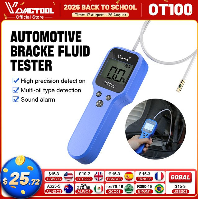 VDIAGTOOL OT100 Motoröl-Tester in Blau zur Diagnose der Ölqualität und Messung des Wassergehalts - Bild 1