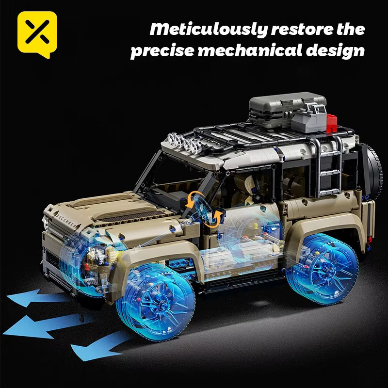 TOYLINX Multi-Modell Bausteine Auto, 1:8, Fahrzeuge - Bild 3