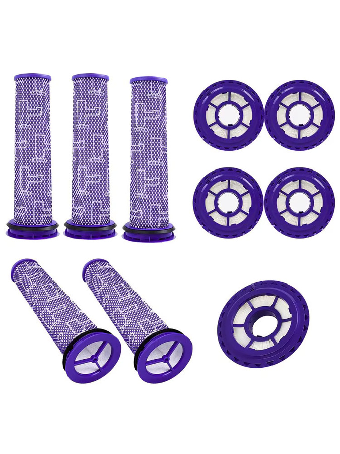 HEPA-Filter-Set in Purple als Ersatz für Dyson DC41 DC65 DC66 UP13 UP20 Animal Multi Floor und Ball Staubsauger inklusive waschbarem Vorfilter - Bild 4