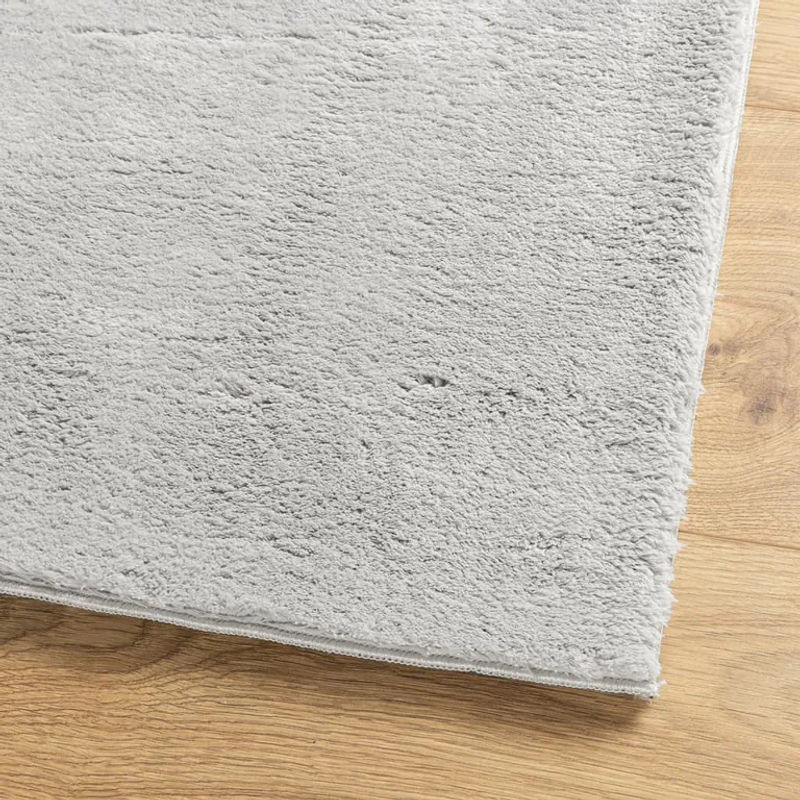 Vidaxl Teppich Huarte Kurzflor, Grau, B: 100 cm, L: 200 cm - Bild 1