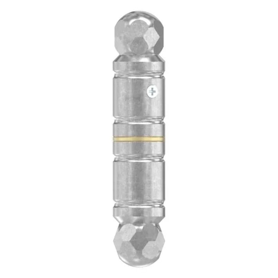 FeNau Sicherheitstürscharnier aus Stahl mit Aushebesicherung in Silber, B: 14,6 cm, T: 3,0 cm - Bild 2