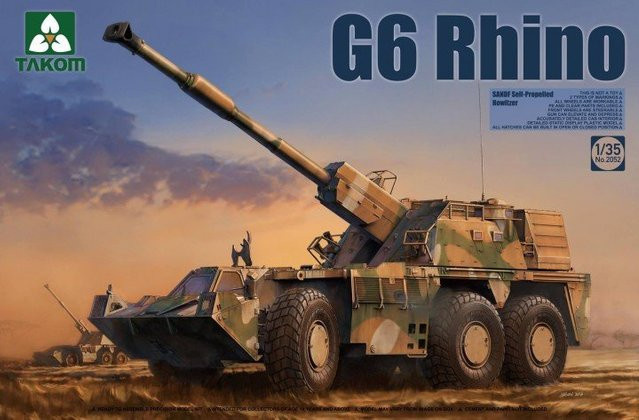 Takom G6 Rhino SANDF Self-Propelled Howitzer, Modellfahrzeug, 1:35 - Bild 1