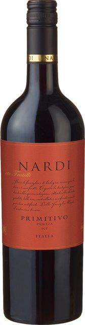 NARDI Primitivo Rotwein, Apulien, trocken, 13,5 % vol, 0,75 l - Bild 1