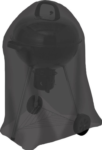 tepro Universal Abdeckhaube für Kugelgrill in Schwarz, Durchmesser: 57 cm, Höhe: 85 cm - Bild 1