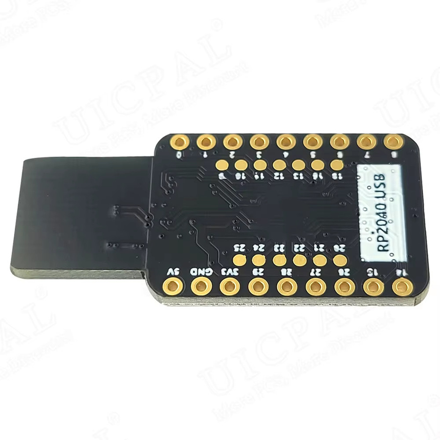Mini USB RP2040 Development Board Modul mit Dual Core und 4MB Speicher in Schwarz - Bild 3