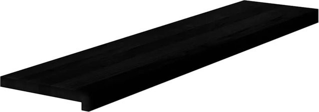 vidaXL Treppenstufen aus Massivholz Eiche, 4 Stück, Dunkelbraun, B: 110 cm, T: 25 cm, H: 2 cm - Bild 1