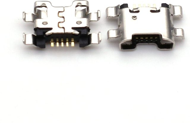 100 Stück USB-C Lade Dock Ladegerät Port Stecker Jack für Huawei Y6 Prime Y9 Y5 2018 Y7 Pro P Smart Plus 2019 G10 Plus in Silber - Bild 1