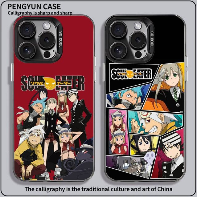 Anime Soul Eater Handyhülle für Apple iPhone 11-16 Pro Max, bunt und rutschfest - Bild 1