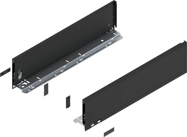 Blum Zarge Legrabox Pure in Carbonschwarz Matt mit einer Nennlänge von 500 mm - Bild 1