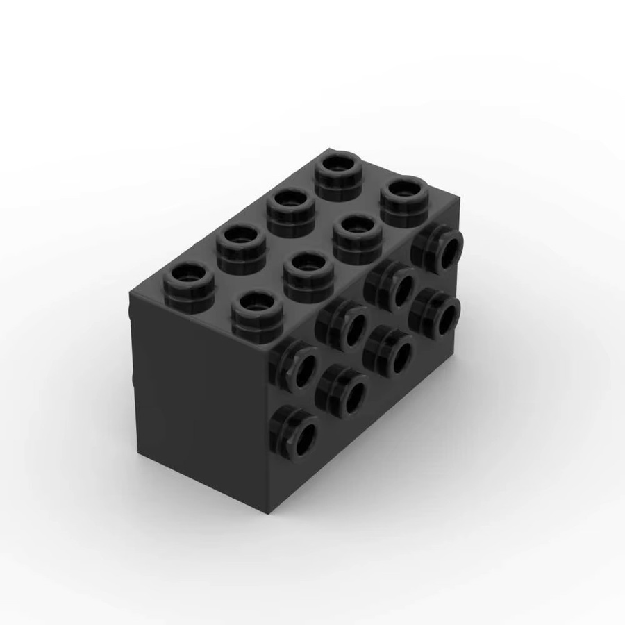 SixBricks Haus Schloss, Bausteine, 1-teiliges Set, Schwarz - Bild 2