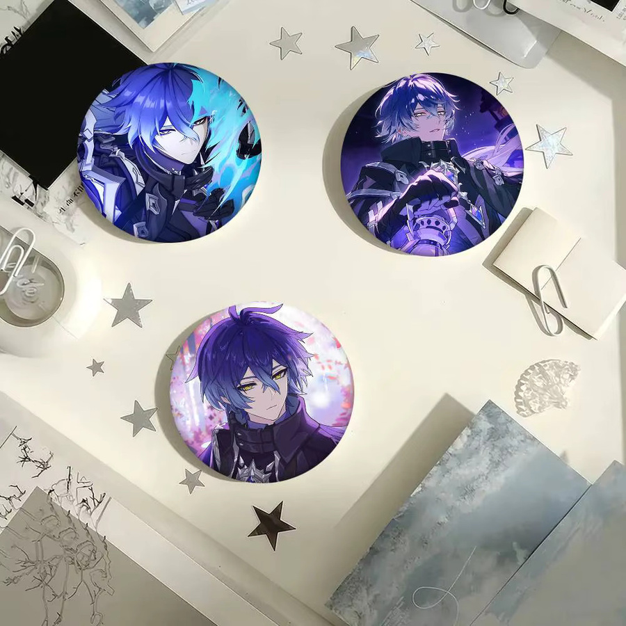 Genshin Impact Flins Runde Anstecknadel Brosche - Bild 5