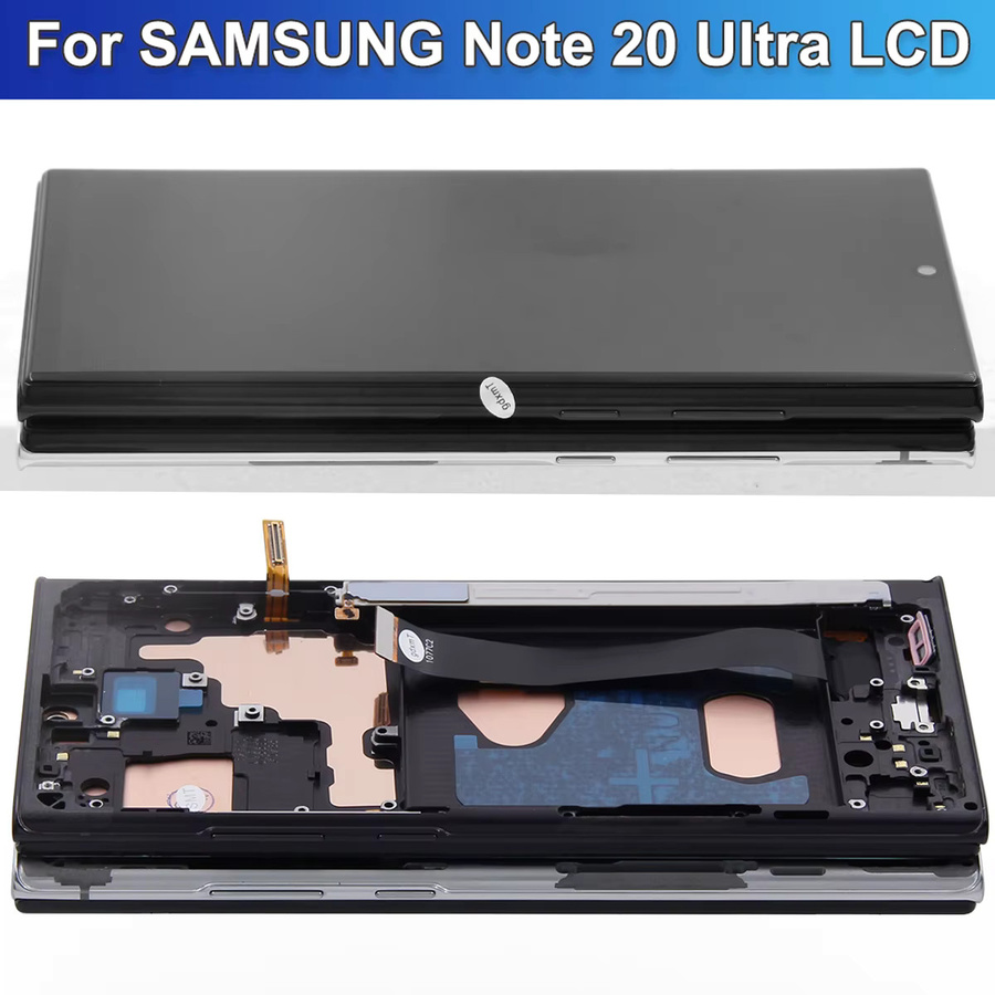 Sinmaytai TFT Display LCD Touch Screen Digitizer mit Rahmen für Samsung Galaxy Note 20 Ultra N985 N985F in Schwarz - Bild 2