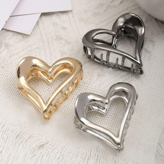 YULIN Haarspange, Liebesherz, Metall, Damen - Bild 1