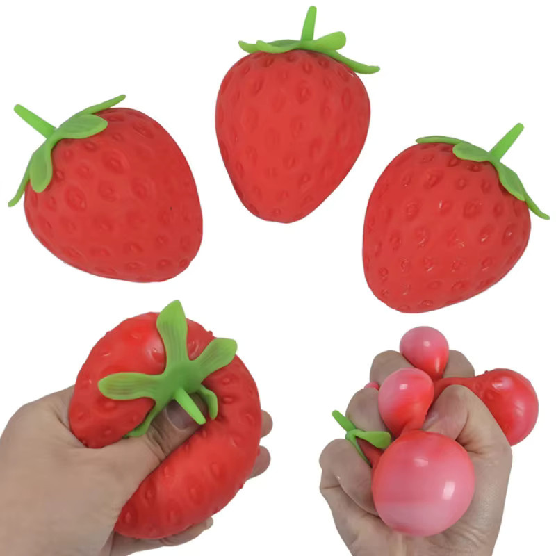 GSF Frucht-Squishy-Spielzeuge, Quetschbälle, weiche Fidget-Spielzeuge - Bild 2
