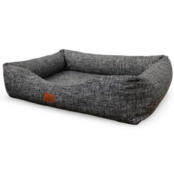 Petliving orthopädisches Hundebett Cleo in Schwarz/Weiß mit orthopädischem Schaumstoff und abnehmbarem Bezug, XXL - Bild 2