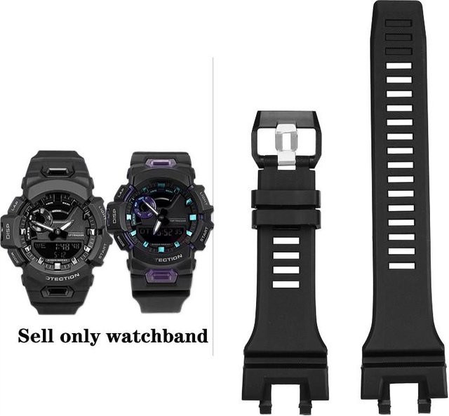 Casio Uhrenarmband, Harz, Schwarz, Herren - Bild 1